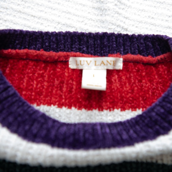 Ribbed Cropped Colorful Sweater - Picture 8 of 15